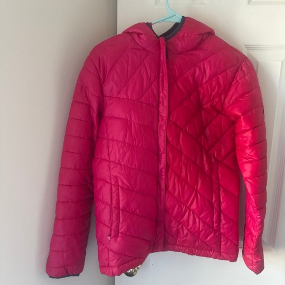 Columbia Vibrant Pink Quilted Jacket large - Picture 1 of 5